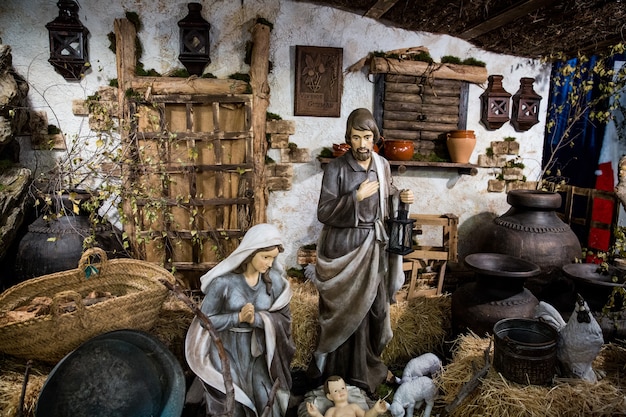 Foto figura de belen, navidad