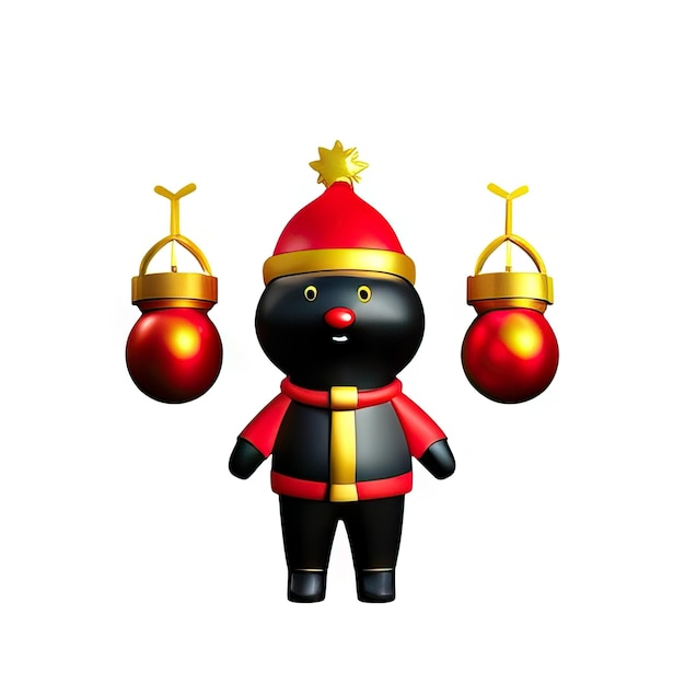 Figura de ícone minimalista de Natal