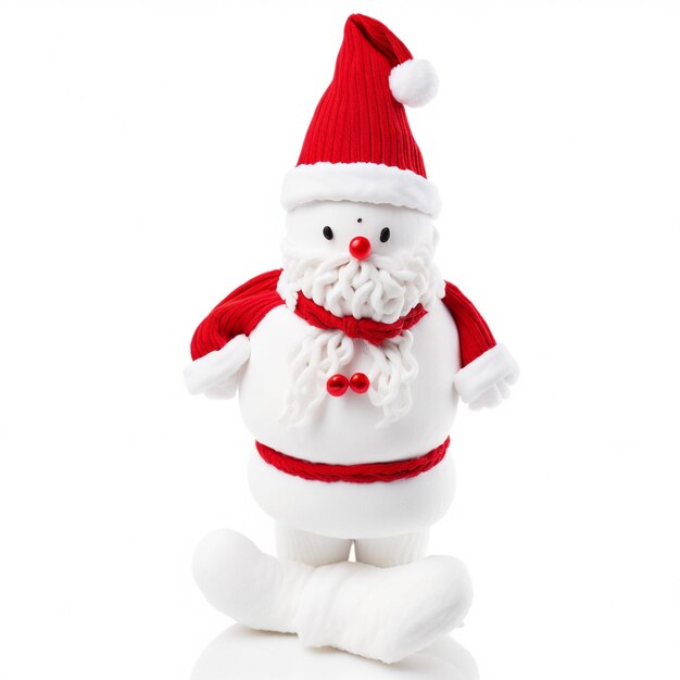 Figura de natal em fundo branco