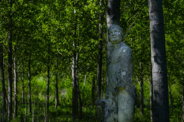 figura femenina de piedra