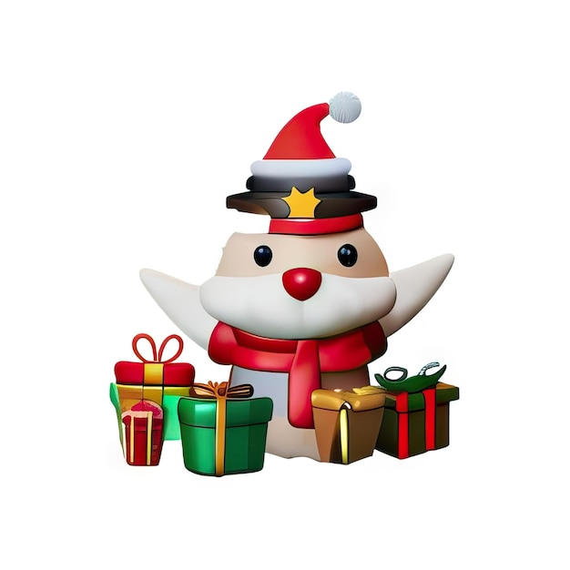 Figura de icono minimalista de la Navidad