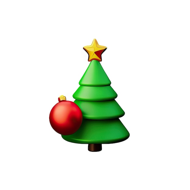 Foto figura de icono minimalista de la navidad