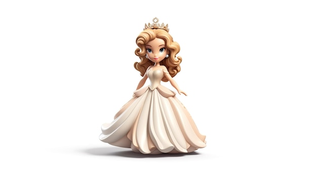 Figura de princesa de Disney de la colección de princesas de Disney.