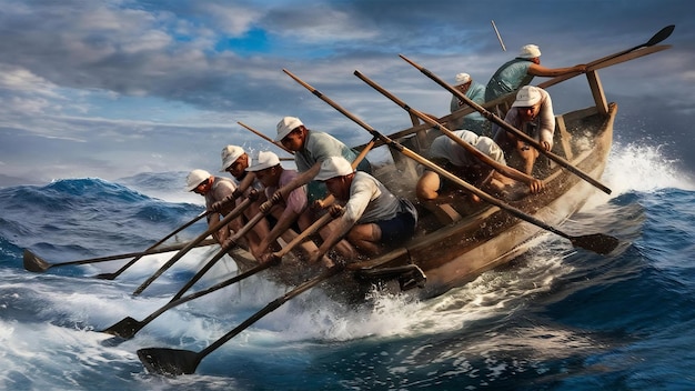 Foto la fila de captura de cuatro peces de atún de aleta azul thunnus thynnus