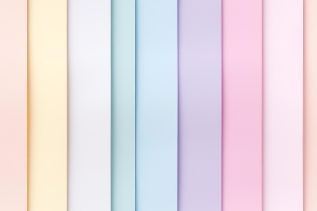 una fila de libros coloridos con diferentes colores.