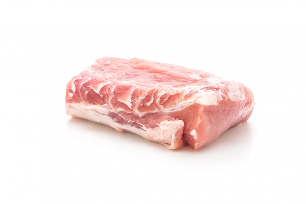 filé cru de carne de porco fresca