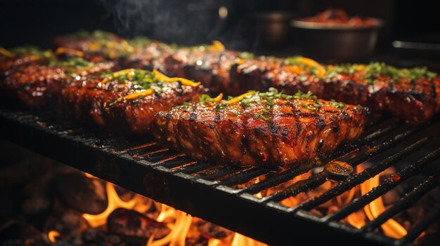 filete asado a la parrilla