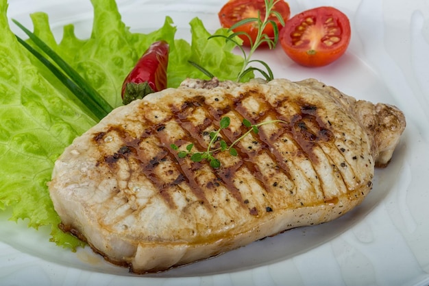 Filete de cerdo a la parrilla