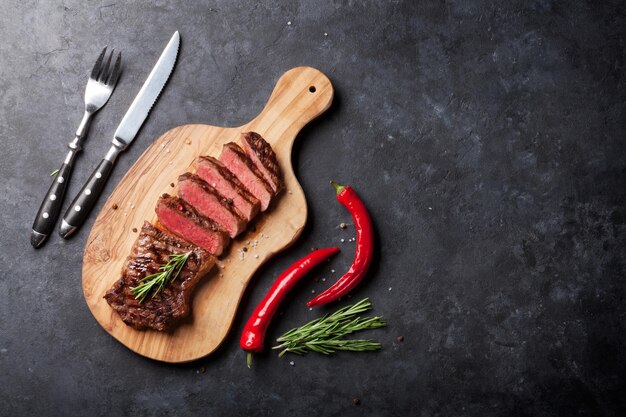 Filete de lomo a la parrilla