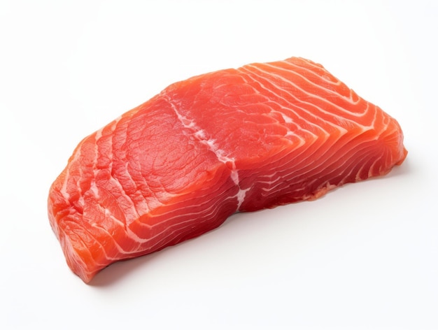 El filete de salmón suculento es una deliciosa y saludable delicia de mariscos