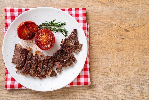 Filete de ternera medio a la parrilla