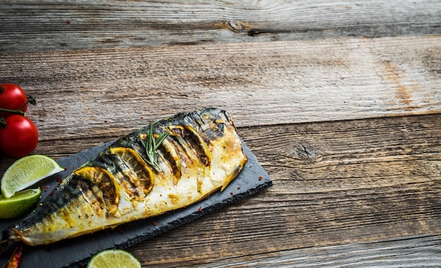 Filetes de caballa a la parrilla