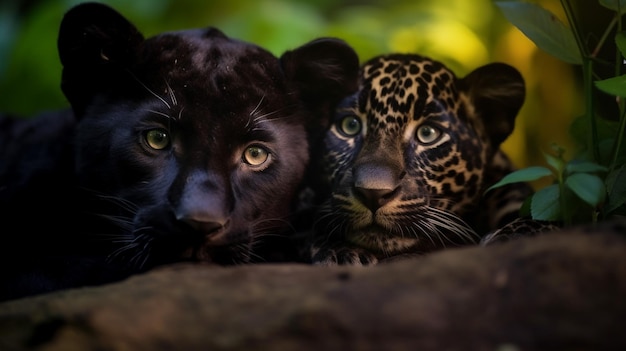 filhote de pantera leopardo