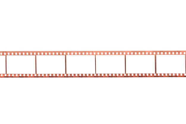 Foto filme fotográfico com frames vazios