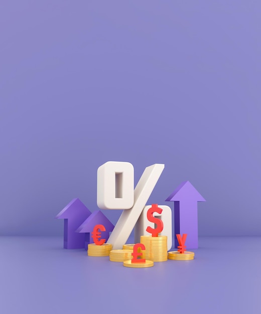 Finanças digitais e conceito de moeda global