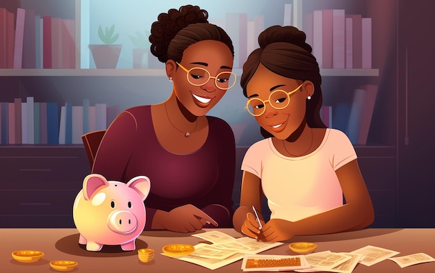 Finanzielle Bildung für afroamerikanische Familien