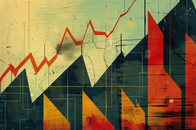 Finanzielle Volatilität illustrative Inflationstrends