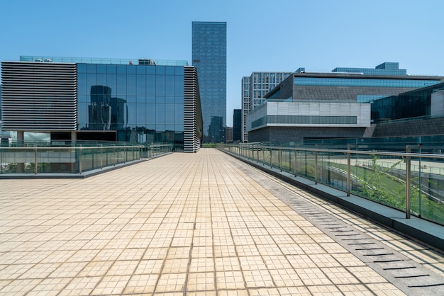 Finanzplatz und Bürogebäude in Ningbo, China