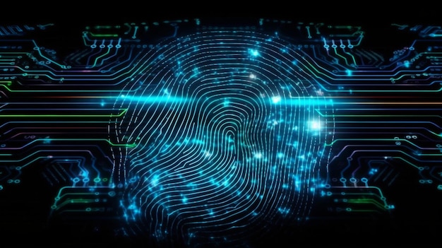 Fingerabdruckbasierte biometrische Identifizierung Generatives KI-Verfahren zur individuellen Erkennung von Personen anhand von Fingerabdruckmerkmalen