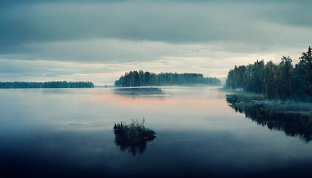 Finnland Wintertapeten