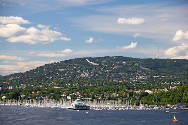 Fiordo de Oslo en Noruega Escandinavia