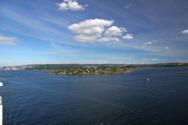 Fiordo de Oslo en Noruega Escandinavia