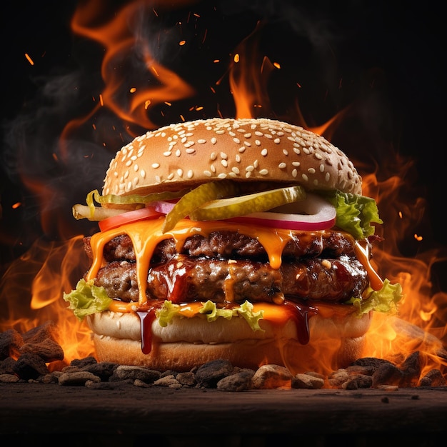 Fire Burger