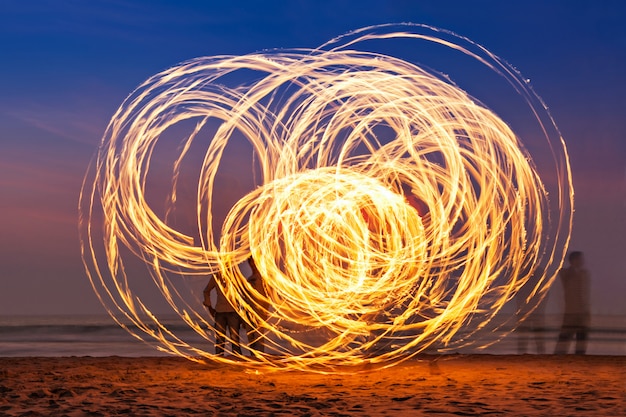 Fireshow na praia