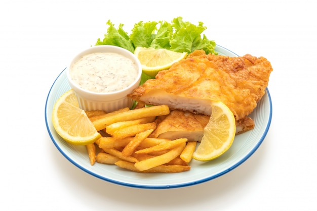 Fisch und Pommes