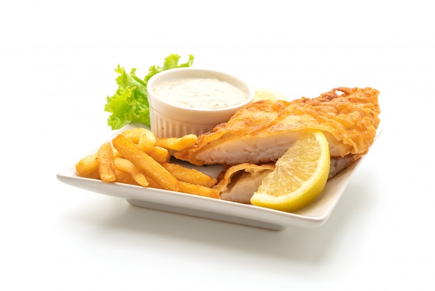 Fisch und Pommes