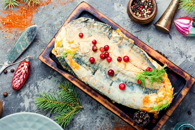 Fischbrötchen mit Gemüse