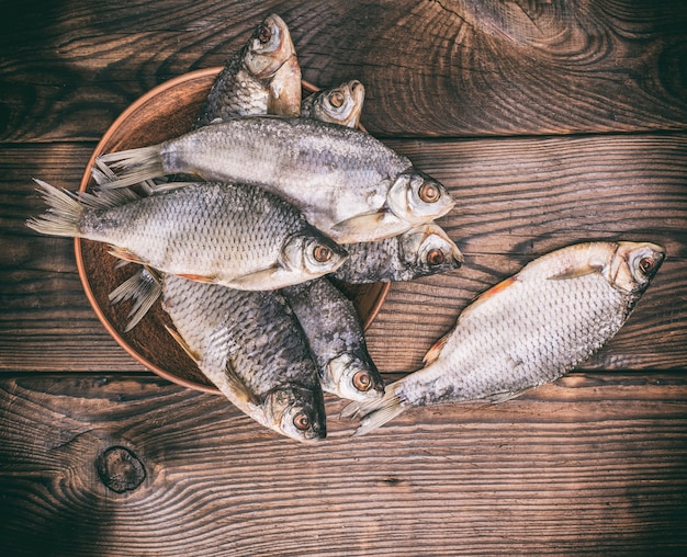 Fische rammen in Schuppen