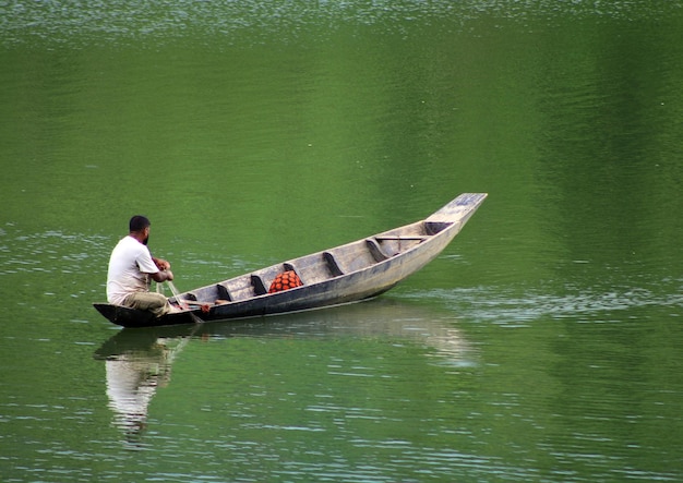 Fischer auf dem Boot