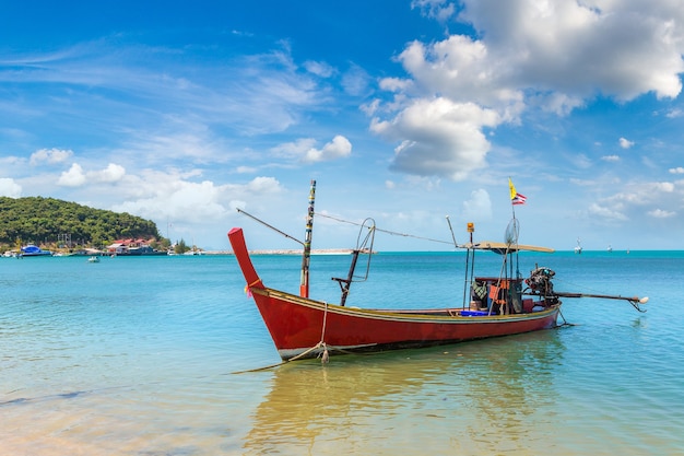 Fischerboote auf der Insel Koh Samui in Thailand