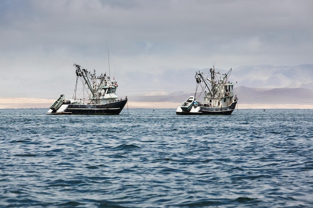 Fischerboote in der Bucht