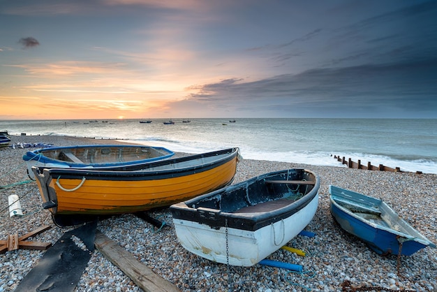 Fischerboote in Selsey