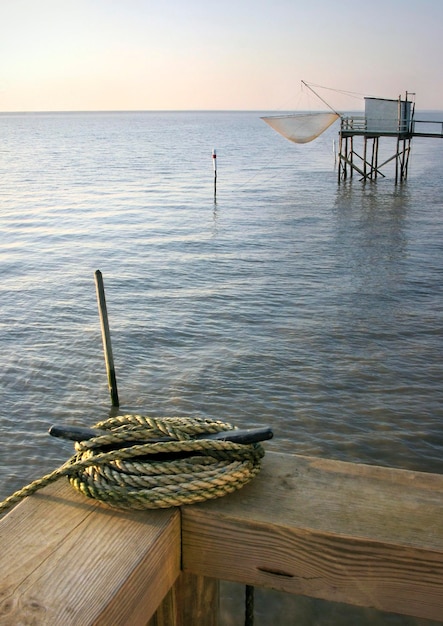 Fischerhütte am Meer