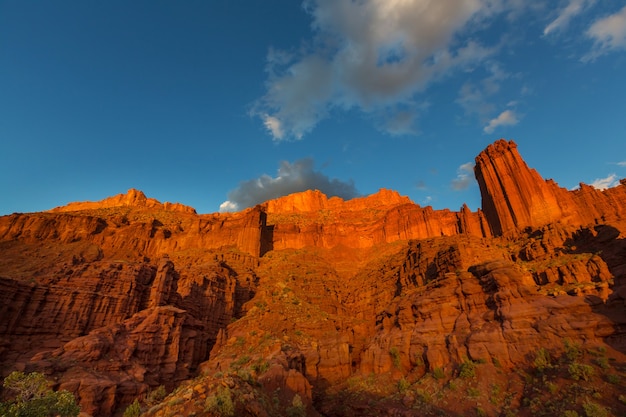 Fisher Towers en Utah, filtro de Instagram