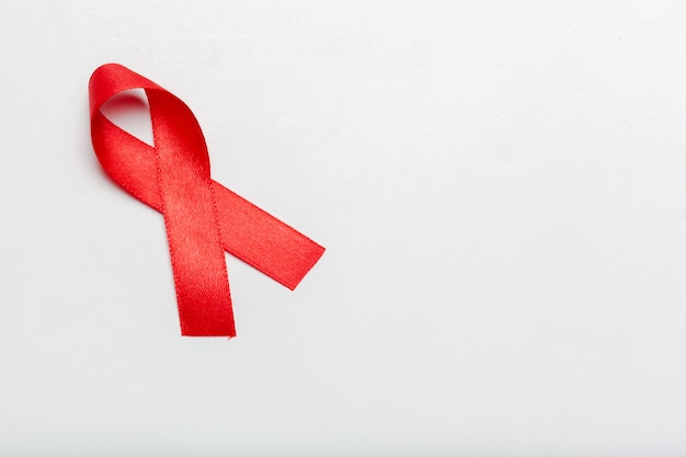 Fita como símbolo de conscientização de aids