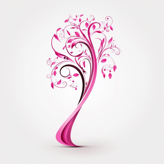 Foto fita de pena fita impressa personalizada fita fita rosa presentes pandora conscientização sobre o câncer de mama