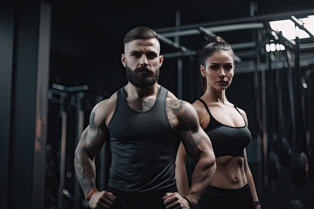 Fitness masculino e feminino