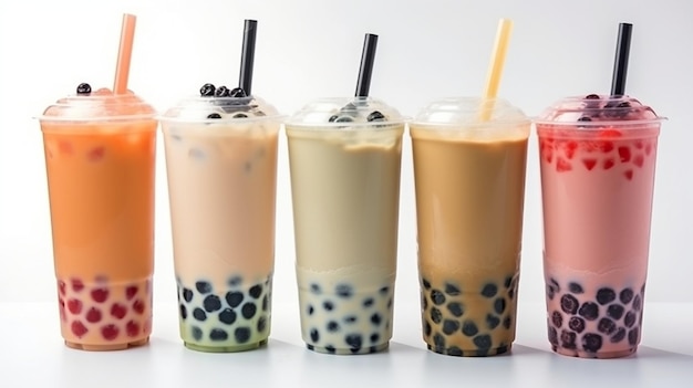 Five brews Generative AI es una versión más reciente de bubble tea que se introdujo por primera vez en Taiwán