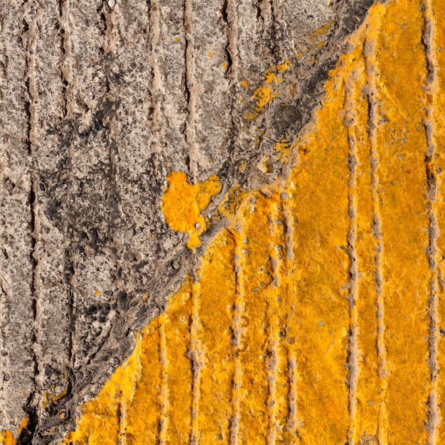 Foto flach gelegte harte oberflächenzusammensetzung