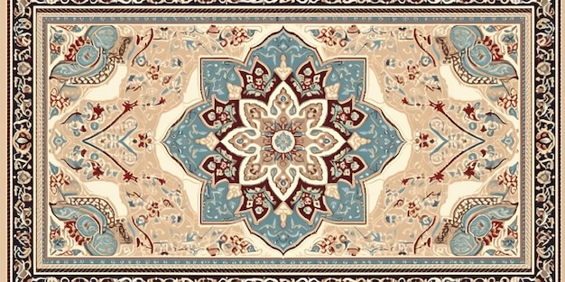 Flach-Teppich-Design Traditionelle geometrische abstrakte Textur Textil-Hintergrundansicht