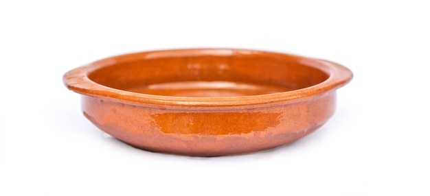 Flacher Topf aus Keramik