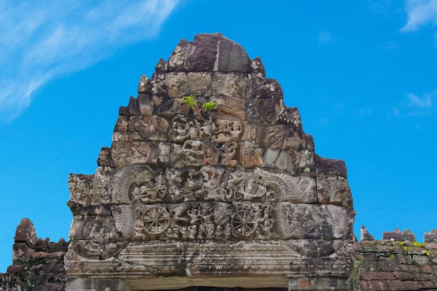 Flachrelief einer Gopura bei Preah Khan in Siem Reap