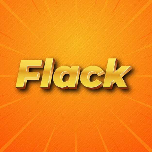 Flack Text-Effekt Gold JPG attraktiver Hintergrund Karte Foto Konfetti
