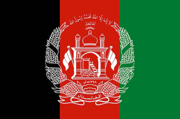 Flagge Afghanistans