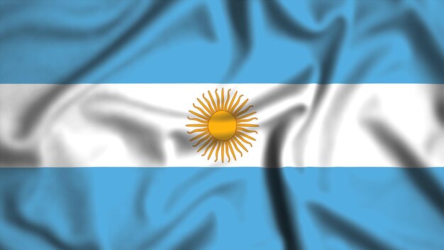 Foto flagge argentiniens