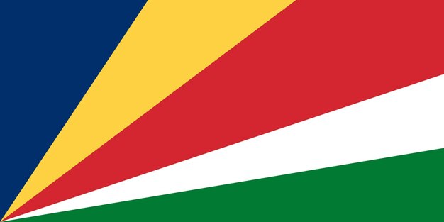 Flagge der Flaggennation der Seychellen